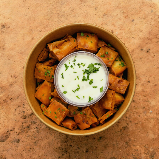 TAHINI SAUCE WITH NAAN CHIPS