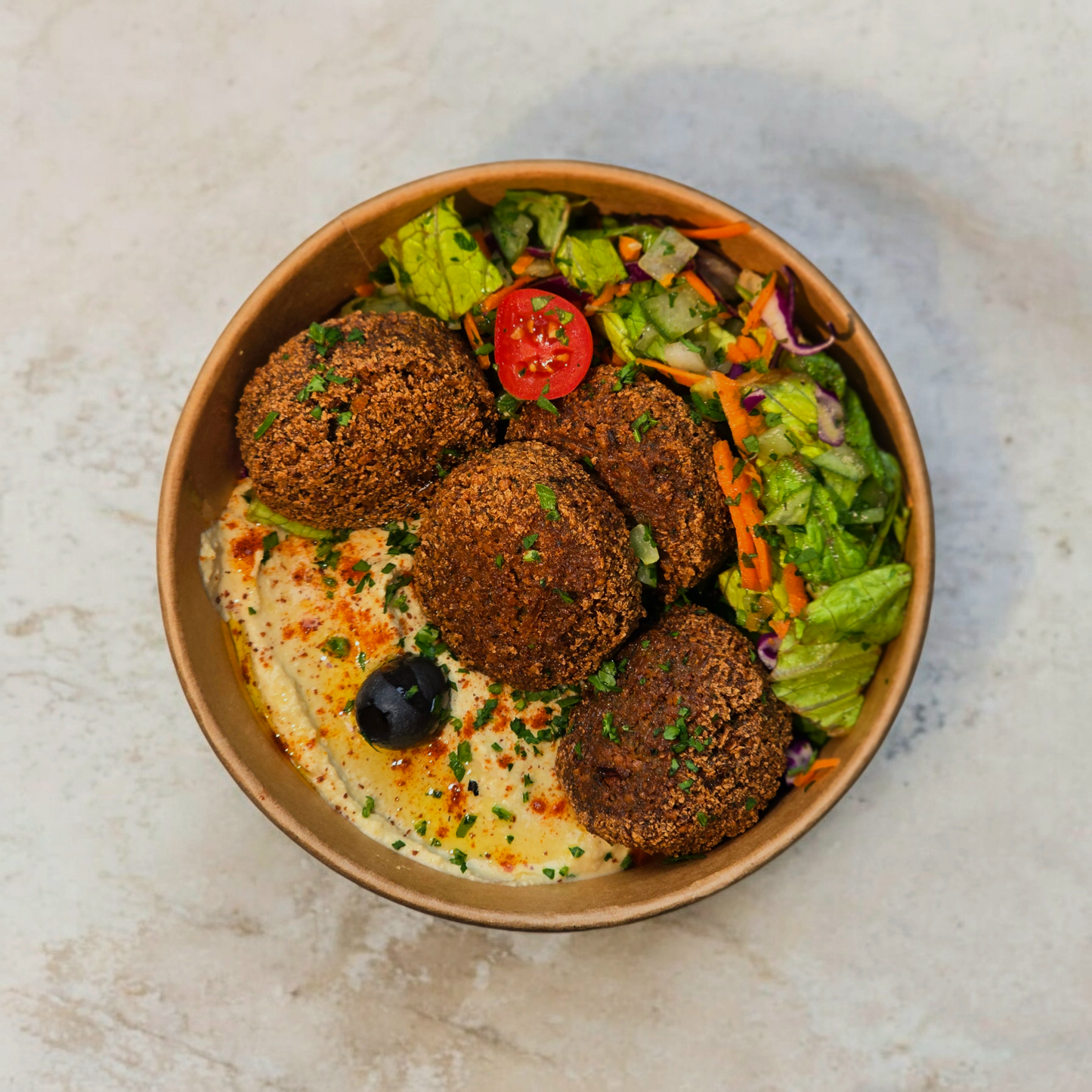 FELAFEL HUMMUS PLATTER